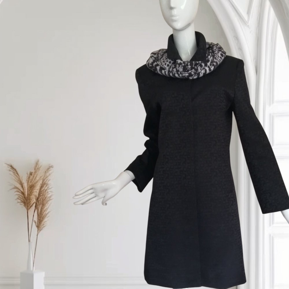Elegant Black Trench Coat